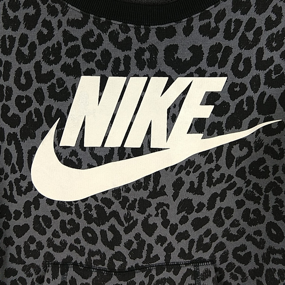 (sold)Nike rally cheetah leopard sweatshirt M - Picture 4 of 8